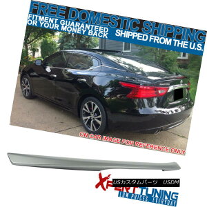エアロパーツ Open Box For 16-18 Maxima Trunk Spoiler Painted Brilliant Silver Metallic #K23 16-18マキシマトランク・スポイラー用オープンボックス塗装ブリリアント・シルバー・メタリック#K23