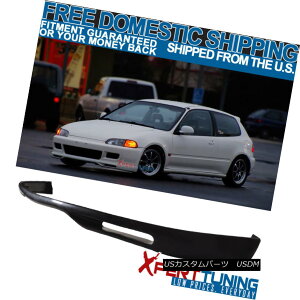 �G�A���p�[�c Fits 92 93 94 95 Honda Civic EG JDM WW Style Front Bumper Lip - Poly Urethane �t�B�b�g92 93 94 95�z���_�V�r�b�NEG JDM WW�X�^�C���t�����g�o���p�[���b�v - �|���E���^�� �y���s�A���i�z