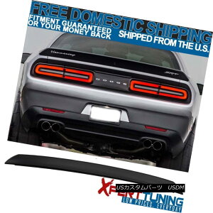 GAp[c Fits 08-17 Dodge Challenger ABS SRT Style Rear Trunk Spoiler Wing Matte Black tBbg08-17_bW`W[ABS SRTX^CAgNX|C[ECO}bgubN
