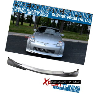 GAp[c Fit For 03-05 Nissan 350Z JDM Urethane Front Bumper Lip Spoiler tBbg03-05Y350Z JDME^tgop[bvX|C[
