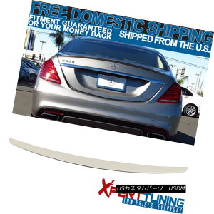 エアロパーツ Open Box Fits 14-15 W222 S Class Trunk Spoiler Painted 044 Designo Allanitgrau オープンボックスが14-15に合うW222 Sクラストランク・スポイラーが044 Designo Allanitgrau