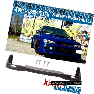 GAp[c Fit For 97 98 99 00 01 Subaru Impreza WRX STI PU Front Bumper Lip Spoiler Fit For 97 98 99 00 01XoCvbTWRX STI PUtgop[bvX|C[
