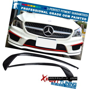 エアロパーツ 14-18 W117 C117 CLA AMG Painted OE Front Bumper Splitter - OEM Painted Color 14-18 W117 C117 CLA AMG塗装OEフロントバンパースプリッタ - OEM塗装色