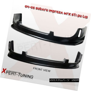GAp[c Fit For 04-05 Subaru Impreza WRX Front Bumper Lip Spoiler tBbg04-05XoCvbTWRXtgop[bvX|C[