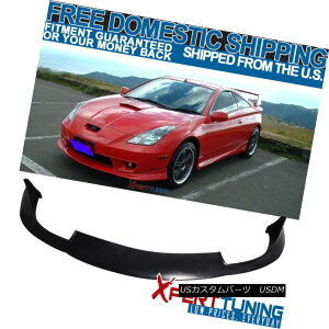 GAp[c Fit Toyota Celica 2000 2001 2002 JDM Front Bumper Lip Spoiler PU Urethane Fit Toyota Celica 2000 2001 2002 JDMtgop[bvX|C[PUE^
