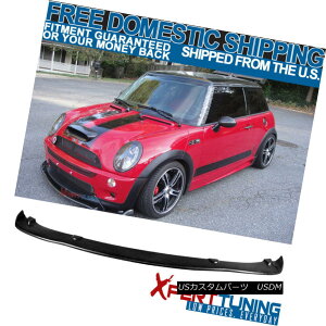 GAp[c Fits 02-06 Mini Cooper S Type H Urethane Front Bumper Lip Spoiler Bodykit tBbg02-06~jN[p[S^CvHE^tgop[bvX|C[{fBLbg