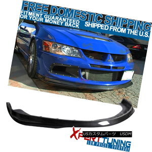 GAp[c Fits 03-05 Mitsubishi EVO 8 VIII CF Carbon Fiber Front Bumper Lip Spoiler tBbg03-05OHEVO 8 VIII CFJ[{t@Co[tgop[bvX|C[