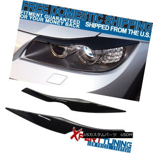 GAp[c 06 07 08 09 10 11 BMW 3 Series E90 Sapphire Black Headlight Eyebrow Eyelid Cover 06 07 08 09 10 11 BMW 3V[YE90Tt@CAubNwbhCgт܂ԂJo[