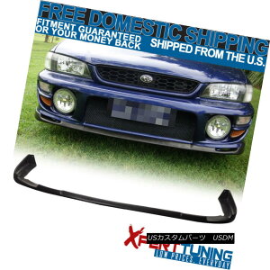 GAp[c Fits 97-01 Subaru Impreza WRX STI Front Bumper Lip Spoiler Bodykit PU tBbg97-01XoCvbTWRX STItgop[bvX|C[{fBLbgPU