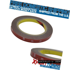 GAp[c x1 Roll 3M Double Sided Tape Adhesive Attachment Car Bumper Spoiler 10MM X1.2MM x1[3Mʃe[vڒA^b`gԃop[X|C[10MM X1.2MM