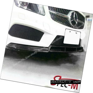 GAp[c W176 BS Style Carbon Fiber Front Lip Spoiler For 13-14 A180 A250 AMG / A45 CF W176 BSX^CJ[{t@Co[tgbvX|C[13-14 A180 A250 AMG / A45 CF