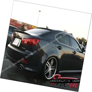 GAp[c Painted Black Original Tail Lip + Roof Spoiler For 06-12 Lexus IS250 IS350 IS F hς݃ubNIWie[bv+X|C[06-12NTXIS250 IS350 IS F
