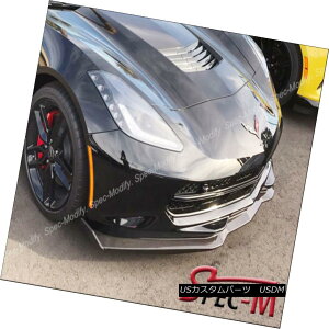 GAp[c 2014+ Corvette C7 Z06 Stingray Stage 2 Carbon Fiber Front Bumper Lip W/ Winglets 2014+RxbgC7 Z06XeBOCXe[W2J[{t@Co[tgop[bvW /ECObg