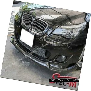GAp[c 04-10 BMW E60 E61 535i 550i M-Tech Only HG Style Front Carbon Fiber Bumper Lip 04-10 BMW E60 E61 535i 550i M-TecĥHGX^CtgJ[{t@Co[op[bv