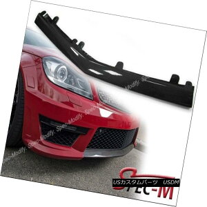 �G�A���p�[�c Front Bumper Carbon Fiber Center Cover Lip For 2012+ W204 C204 C63 AMG Only �t�����g�o���p�[�J�[�{���t�@�C�o�[�Z���^�[�J�o�[���b�v2012 + W204 C204 C63 AMG�̂�
