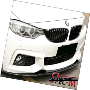 エアロパーツ R Style Carbon Fiber Front Lip Fit 420i 428i 435i F32 Coupe w/ M Sport Bumper Rスタイルカーボンファイバーフロントリップフィット420i 428i 435i F32クーペMスポーツバンパー
