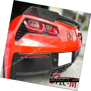 エアロパーツ JPM Extended Carbon Fiber Trunk Spoiler Wing For 14-17 Chevy Corvette C7 CF 14-17シボレーコルベットC7 CF用JPM拡張炭素繊維トランク・スポイラー翼