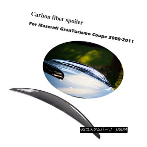 GAp[c Carbon Fiber Rear Spoiler Lip Wing Fit for Maserati GranTurismo Coupe 2008-2011 }ZeBGranTurismo CoupẽJ[{t@Co[AX|C[bvECOK
