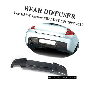 GAp[c Carbon Fiber Rear Diffuser Lip Body Kit Fit For BMW 1-Series E87 M Tech 07-10 BMW 1V[YE87 M Tech 07-10pJ[{t@Co[AfBt[Ubv{fBLbg
