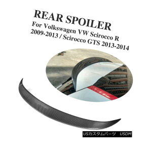 GAp[c Carbon Fiber Rear Trunk Spoiler Wing Lip Fit for VW Scirocco GTS 13-14 R 09-13 J[{t@Co[AgNEX|C[ECOEbvEtBbgiVWVbRpjGTS 13-14 R 09-13