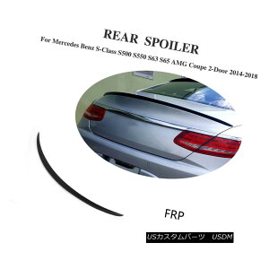 GAp[c Rear Spoiler Unpainted For Benz S-Class S500 S550 S600 S63 S65 AMG Coupe 14-18 AX|C[h̃xcSNXS500 S550 S600 S63 S65 AMGN[y14-18