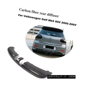 GAp[c Carbon Fiber Rear Bumper Diffuser Lip Fit for VW Volkswagen Golf 5 R32 MK5 05-07 VWtHNX[QSt5 R32 MK5 05-07pYf@ۃAop[fBt[U[bvtBbg