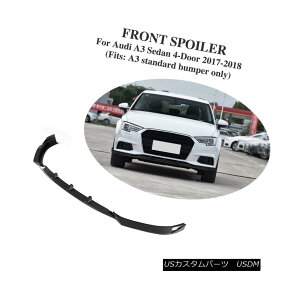 GAp[c Carbon Fiber Front Lip Spoiler Bumper Fit For Audi A3 Sedan 4-D 17-18 (Fit:A3) AEfBA3Z_4-D 17-18pJ[{t@Co[tgbvX|C[op[tBbgitBbgFA3j