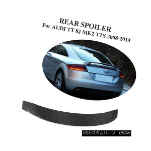 GAp[c Carbon Fiber Rear Spoiler Wing Exterior Fit For AUDI TT TTS 2-Door 2008-2014 AUDI TT TTS 2-Door 2008-2014pJ[{t@Co[AX|C[ECOGNXeAtBbg
