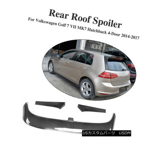 GAp[c Carbon Fiber Auto Roof Spoiler For Volkswagen Golf 7 VII MK7 Hatchback 4D 14-17 tHNX[QSt7 VII MK7nb`obN4D 14-17pYf@ۃI[gX|C[