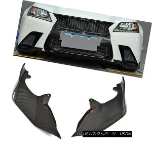 GAp[c Carbon fiber Front Splitter Flaps Bodykit For Lexus GS350 F-Sport Bumper 13-15 J[{t@Co[tgXvb^[tbv{fBLbgNTXGS350 F-X|[cop[13-15