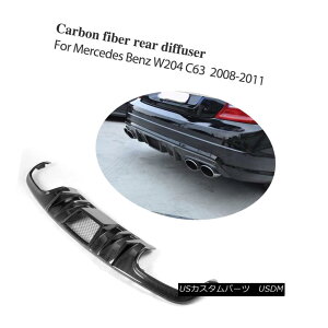 GAp[c Carbon Fiber Rear Lip Bumper Diffuser Fit for Mercedes Benz W204 C63 AMG 08-11 ZfXxcW204 C63 AMG 08-11pYf@ۃAbvop[fBt[U[tBbg