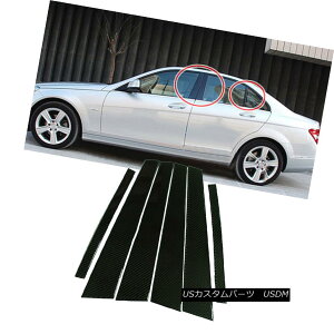 GAp[c 6pcs Carbon Fiber B Pillar Trim Fit For Mercedes Benz C-Class W204 C Class 08-15 ZfXxcCNXW204 CNX̂߂6{̒Yf@Bs[gtBbg