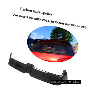 GAp[c Carbon Fiber Rear Roof Spoiler Window Wing Fit for Volkswagen Golf VII MK7 14-17 tHNX[QStVII MK7 14-17pJ[{t@Co[A[tX|C[ECOtBbg