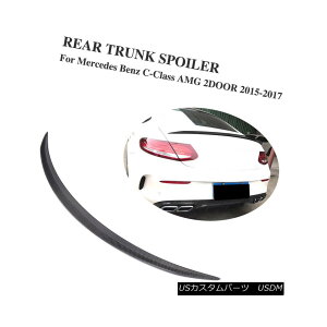 GAp[c Carbon Fiber Rear Trunk Spoiler Fit For Mercedes-Benz W205 C63 AMG 2Door 15-17 ZfXExcW205 C63 AMG 2Door 15-17pJ[{t@Co[AgNEX|C[