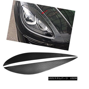 GAp[c Dry Carbon Fiber HeadLight Eyelid Eyebrows Turning for Porsche Macan 2014-2018 |VF}J2014-2018pYf@ۃwbhCĝ܂Ԃ̔