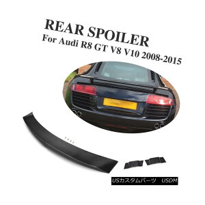 GAp[c Car Auto Rear Trunk Spoiler Wing Carbon Fiber Fit for Audi R8 GT V8 V10 2008-15 Ԃ̃I[gAgNEX|C[EBOEJ[{t@Co[EAEfBR8 GT V8 V10 2008-15