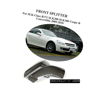 GAp[c Carbon Fiber Bumper Splitter for Mercedes Benz R171 SLK200 SLK300 2Door 09-10 Mercedes Benz R171pJ[{t@Co[op[Xvb^[SLK200 SLK300 2Door 09-10
