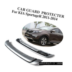GAp[c Chrome Protecter Plate Front Rear Bumper Spoiler Flap Fit For Kia Sportage 11-14 N[veN^[v[gtgAop[X|C[tbvtBbgtH[NSportage 1114