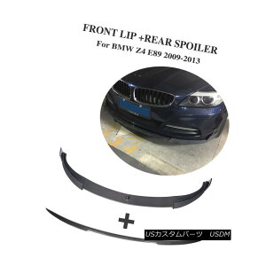 GAp[c Carbon Fiber Front Bumper Lip And Rear Boot Spoiler Fit for BMW Z4 E89 09-13 BMW Z4 E89 09-13pJ[{t@Co[tgop[bvAhAu[gX|C[tBbg