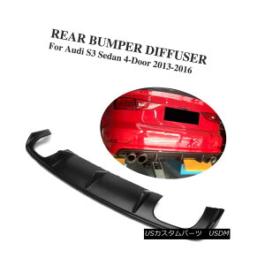 �G�A���p�[�c Rear Bumper Spoiler Diffuser Lip Fit for Audi S3 4-Door only 13-16 FPR Unpainted ���A�o���p�[�X�|�C���[�f�B�t���[�U�[���b�v�t�B�b�gfor Audi S3 4-Door�̂�13-16 FPR���h�� �y���s�A���i�z