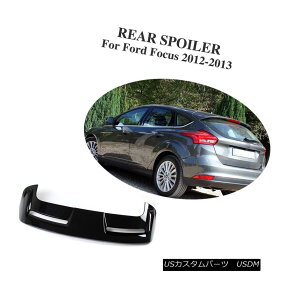 �G�A���p�[�c Auto Rear Roof Spoiler Black Boot Wings Lip Fit for Ford Focus Bumper 12-13 �t�H�[�h�t�H�[�J�X�o���p�[�p�I�[�g���A���[�t�X�|�C���[�u���b�N�u�[�c�E�B���O���b�v�t�B�b�g12-13 �y���s�A���i