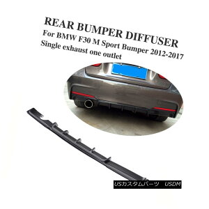 GAp[c FRP Rear Diffuser Single exhaust for BMW F30 320i 325i Sedan M Tech Bumper 12-17 FRPAfBt[U[BMW F30 320i 325iZ_MebNop[12-17pVOGL][Xg