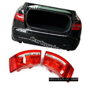 GAp[c 2PCS Car Rear Signal Lamp Tail lights Cover N/O Light Fit for 05-08 Audi A6 C6 2PCSԂ̃AVOive[CgJo[N / OCgtBbg05-08AEfBA6 C6
