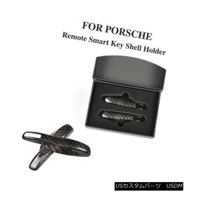 �G�A���p�[�c Remote Smart Key Shell Holder Cover Case Pure Real Carbon Fiber For Porsche Key �����[�g�X�}�[�g�L�[�V�F���z���_�[�J�o�[�P�[�X�����J�[�{���t�@�C�o�[�i�|���V�F�L�[�p�j �y���s�A���i�z