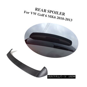 GAp[c Carbon Fiber Rear Roof Spoiler Lip Wing Fit for Volkswagen VI MK6 Golf 6 2010-13 tHNX[QVI MK6StpJ[{t@Co[A[tX|C[bvECO6 2010-13