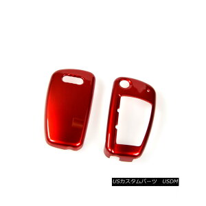 �G�A���p�[�c Red Car Key Covers Smart Remote Key Chain Fob for Audi A6L A1 Q3 Q7 TT R8 A3 S3 Audi A6L A1 Q3 Q7 TT R8 A3 S3�̂��߂̐Ԃ��ԃL�[�J�o�[�X�}�[�g�ȃ����[�g�L�[�`�F�[���t�H�u �y���s�A���i�z