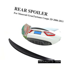 GAp[c Unpainted Rear Trunk Spoiler Lip Wing Fit for Maserati GT Coupe 2door 2006-2011 ȟ㕔gNEX|C[EbvECOA}ZeBGTN[y2hA2006-2011p
