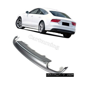 エアロパーツ PP Rear Lip Bumper Bar Diffuser Body Kit Fit for Audi A7 Non-Sline 2014-2015 アウディA7ノンライン2014-2015用のPPリアリップバンパーバーディフューザーボディキット