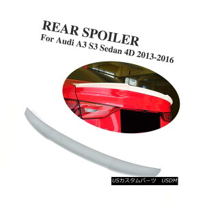 GAp[c FRP Rear Trunk Spoiler Wing Lips Fit for Audi A3 S3 4D 2013-2016 Unpainted FRP FRPAgNEX|C[ECOEbvEtBbgEAEfBA3 S3 4D 2013-2016hFRP