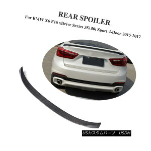 �G�A���p�[�c P Style Carbon Fiber Rear Spoiler Fit for BMW X6 F16 xDrive Series SUV 2015-2016 BMW X6 F16 xDrive�V���[�YSUV 2015-2016�pP�X�^�C���J�[�{���t�@�C�o�[���A�X�|�C���[ �y���s�A���i�z